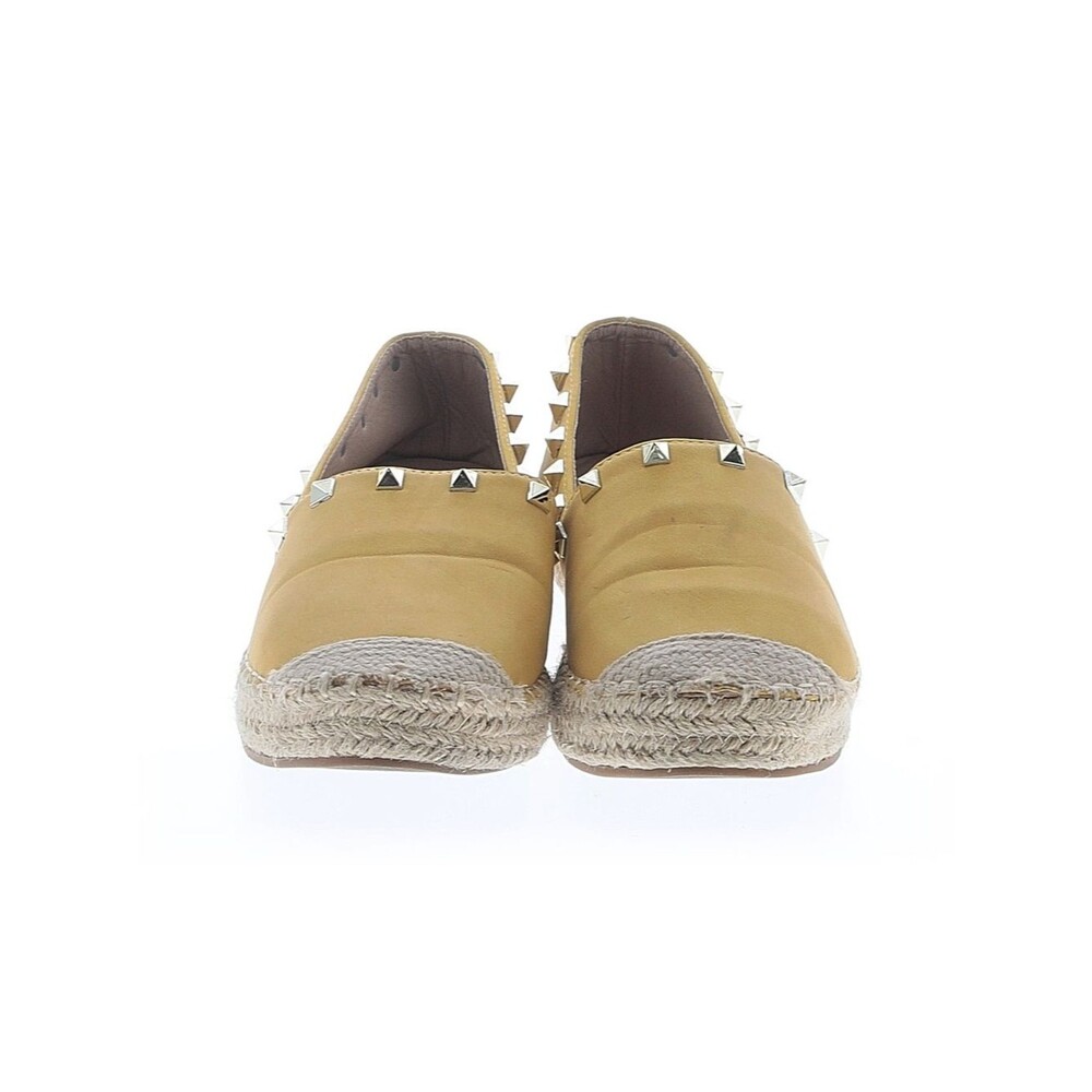 Catherine Malandrino Yellow Studded Espadrille Slip-On